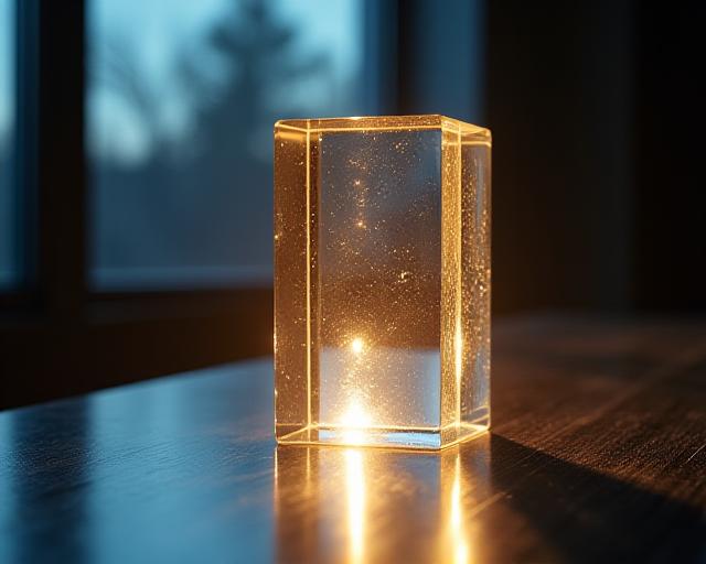 Abstract representation of clarity and deep intellectual understanding